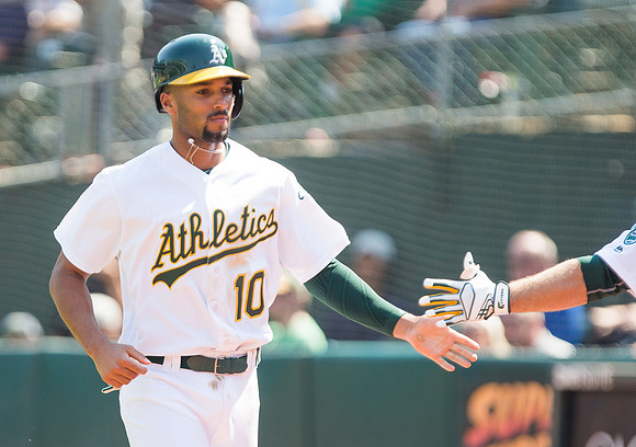 MLB: Los Angeles Angels at Oakland Athletics