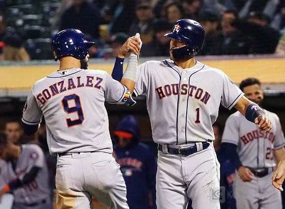 MLB: Houston Astros at Oakland Athletics