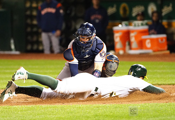 MLB: Houston Astros at Oakland Athletics