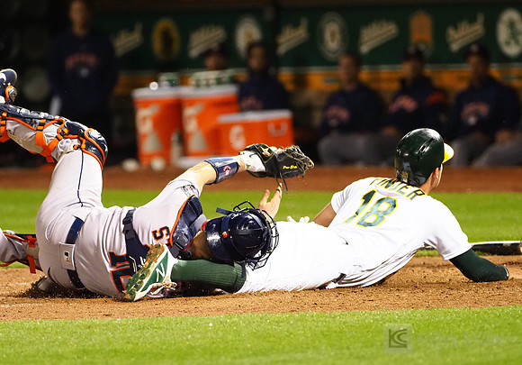 MLB: Houston Astros at Oakland Athletics