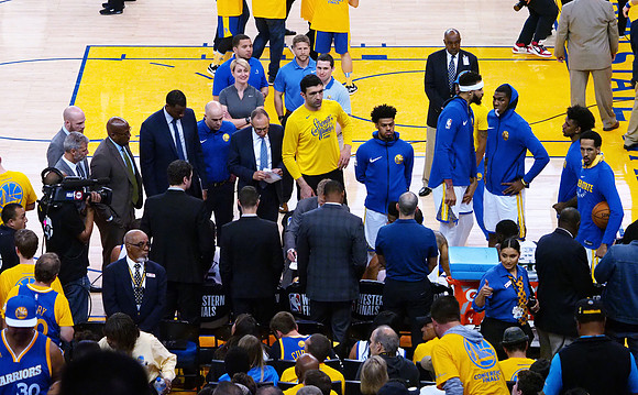 NBA: Playoffs-Houston Rockets at Golden State Warriors