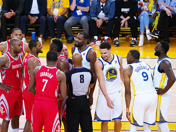 NBA: Playoffs-Houston Rockets at Golden State Warriors