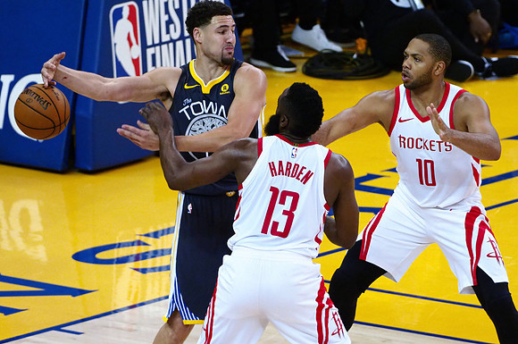 NBA: Playoffs-Houston Rockets at Golden State Warriors
