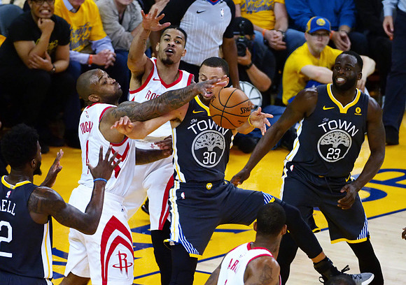 NBA: Playoffs-Houston Rockets at Golden State Warriors