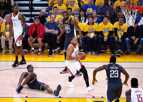 NBA: Playoffs-Houston Rockets at Golden State Warriors