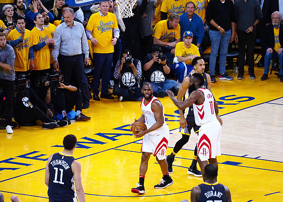 NBA: Playoffs-Houston Rockets at Golden State Warriors
