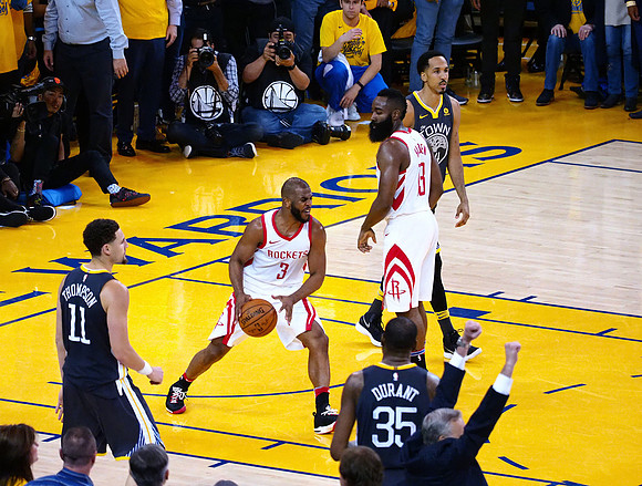 NBA: Playoffs-Houston Rockets at Golden State Warriors