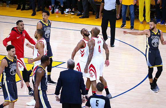 NBA: Playoffs-Houston Rockets at Golden State Warriors