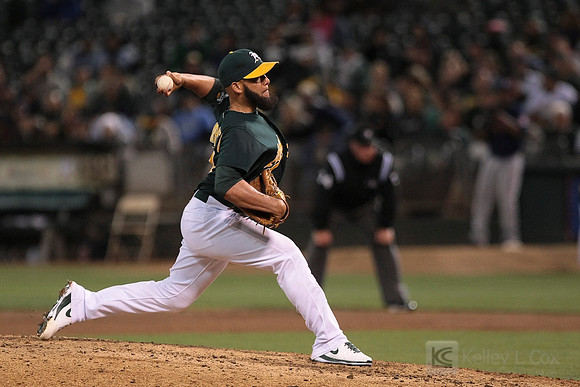 MLB: Cleveland Indians at Oakland Athletics