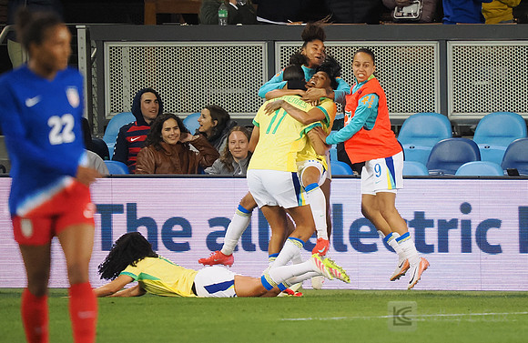 Soccer: International Women's Friendly-Brazil at USWNT