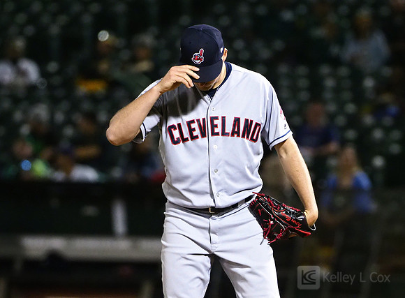 MLB: Cleveland Indians at Oakland Athletics