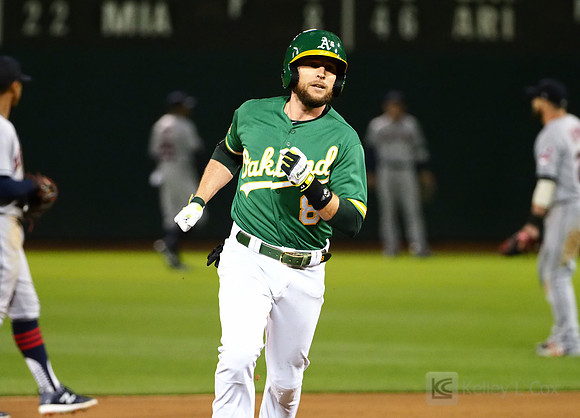 MLB: Cleveland Indians at Oakland Athletics