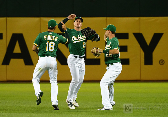 MLB: Cleveland Indians at Oakland Athletics