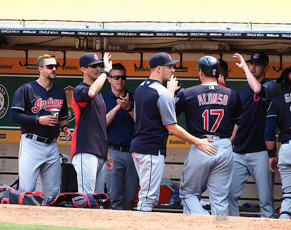 MLB: Cleveland Indians at Oakland Athletics