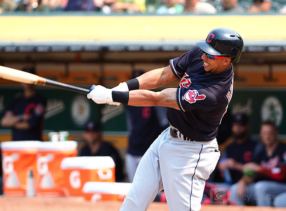 MLB: Cleveland Indians at Oakland Athletics