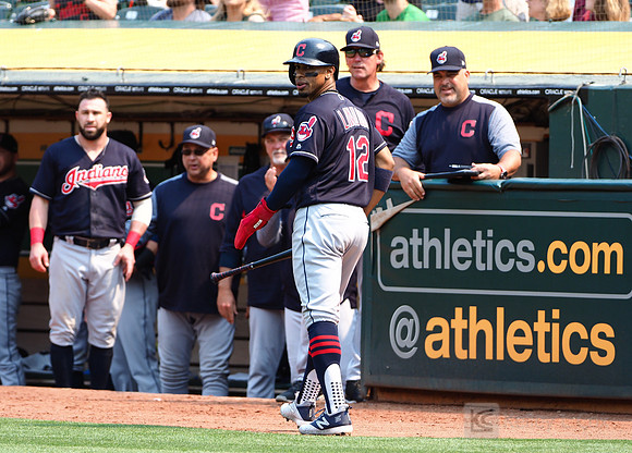 MLB: Cleveland Indians at Oakland Athletics