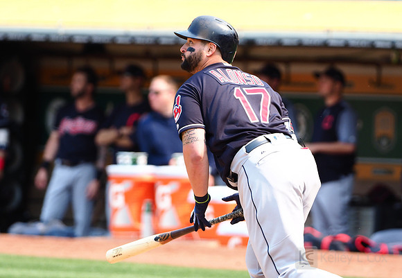 MLB: Cleveland Indians at Oakland Athletics