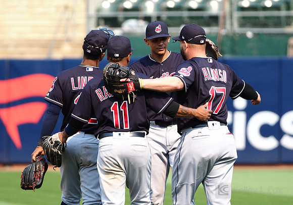 MLB: Cleveland Indians at Oakland Athletics