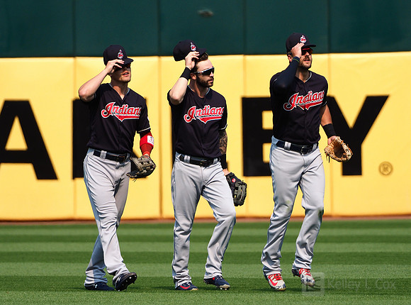 MLB: Cleveland Indians at Oakland Athletics