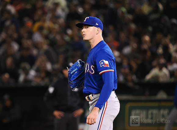 MLB: Texas Rangers at Oakland Athletics