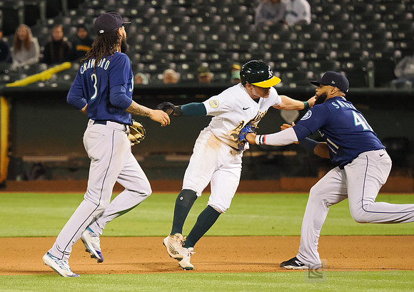MLB: Seattle Mariners at Oakland Athletics