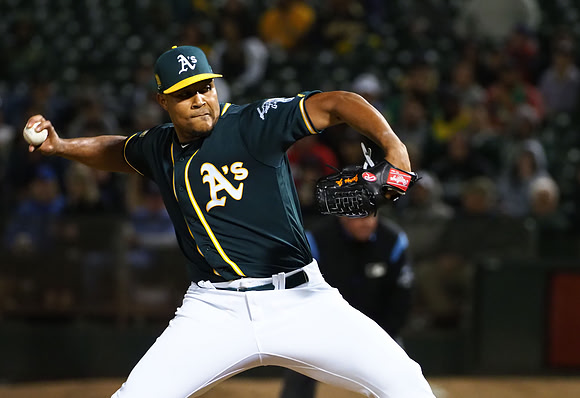 MLB: Toronto Blue Jays at Oakland Athletics
