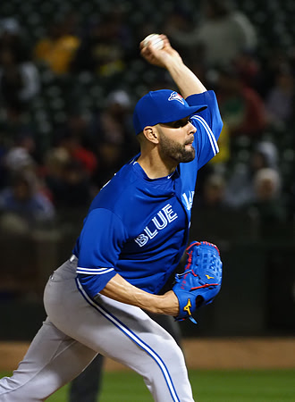 MLB: Toronto Blue Jays at Oakland Athletics