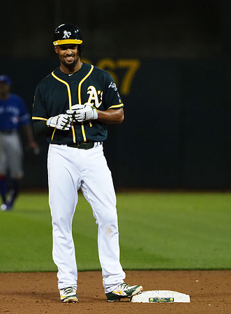 MLB: Toronto Blue Jays at Oakland Athletics
