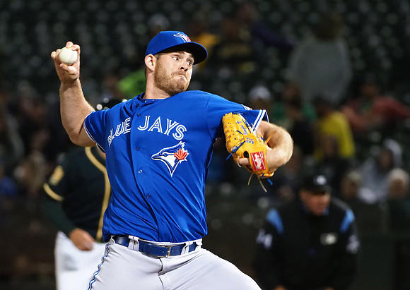 MLB: Toronto Blue Jays at Oakland Athletics