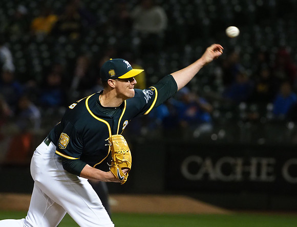 MLB: Toronto Blue Jays at Oakland Athletics