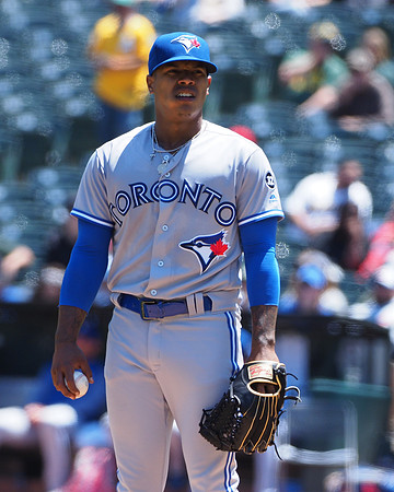 MLB: Toronto Blue Jays at Oakland Athletics
