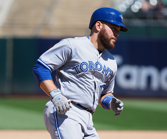 MLB: Toronto Blue Jays at Oakland Athletics