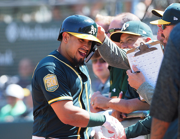 MLB: Toronto Blue Jays at Oakland Athletics