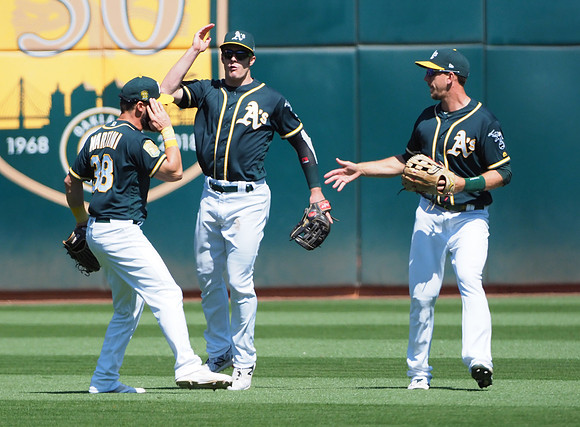 MLB: Toronto Blue Jays at Oakland Athletics