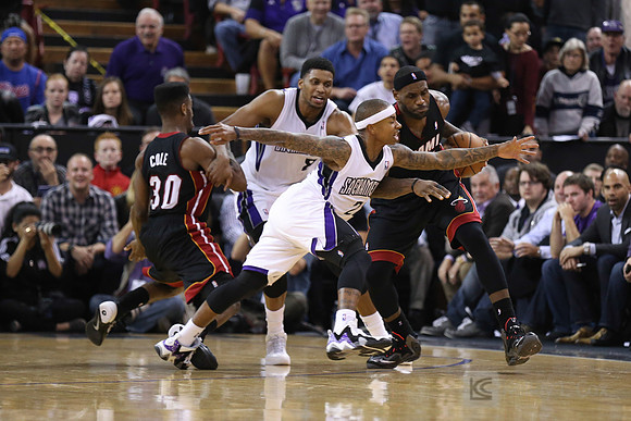 NBA: Miami Heat at Sacramento Kings