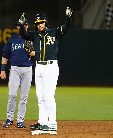MLB: Seattle Mariners at Oakland Athletics