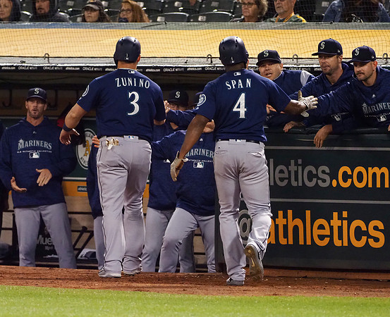 MLB: Seattle Mariners at Oakland Athletics