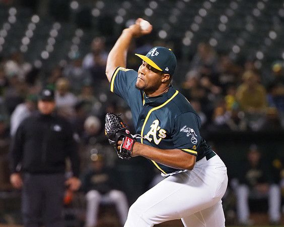 MLB: Texas Rangers at Oakland Athletics