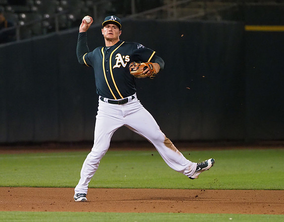 MLB: Texas Rangers at Oakland Athletics