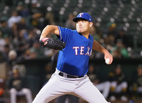 MLB: Texas Rangers at Oakland Athletics