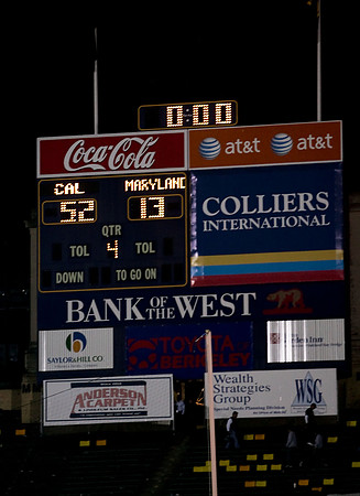 Cal Football vs Maryland