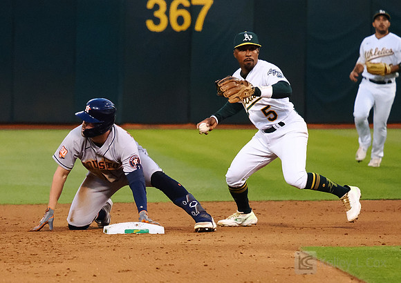 MLB: Houston Astros at Oakland Athletics