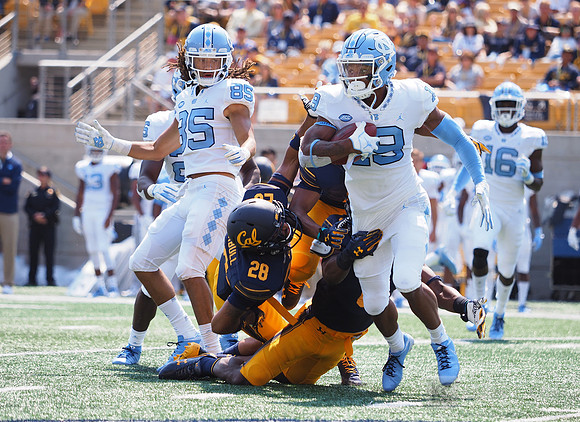 NCAA Football: North Carolina at California