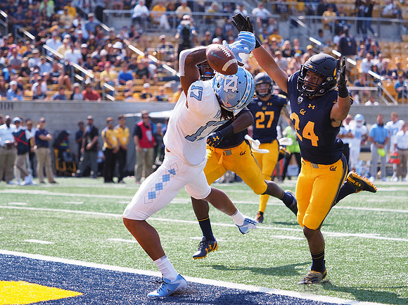NCAA Football: North Carolina at California