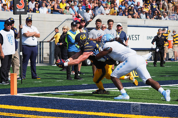 NCAA Football: North Carolina at California