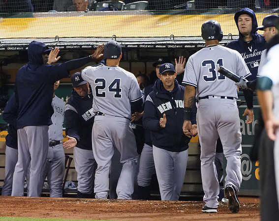 MLB: New York Yankees at Oakland Athletics