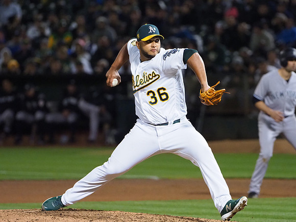 MLB: New York Yankees at Oakland Athletics