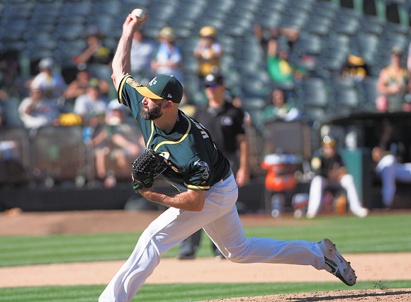 MLB: Los Angeles Angels at Oakland Athletics