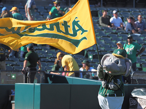 MLB: Los Angeles Angels at Oakland Athletics