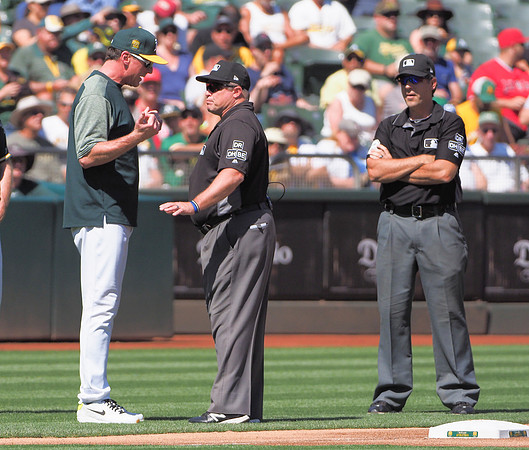 MLB: Los Angeles Angels at Oakland Athletics